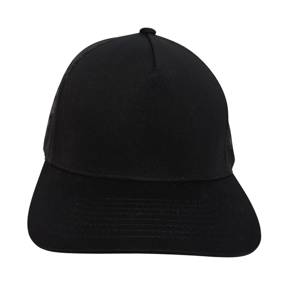 Greyson Trucker Hat Mens One Size Golf Black Mesh Snapback Wolf Logo Cap